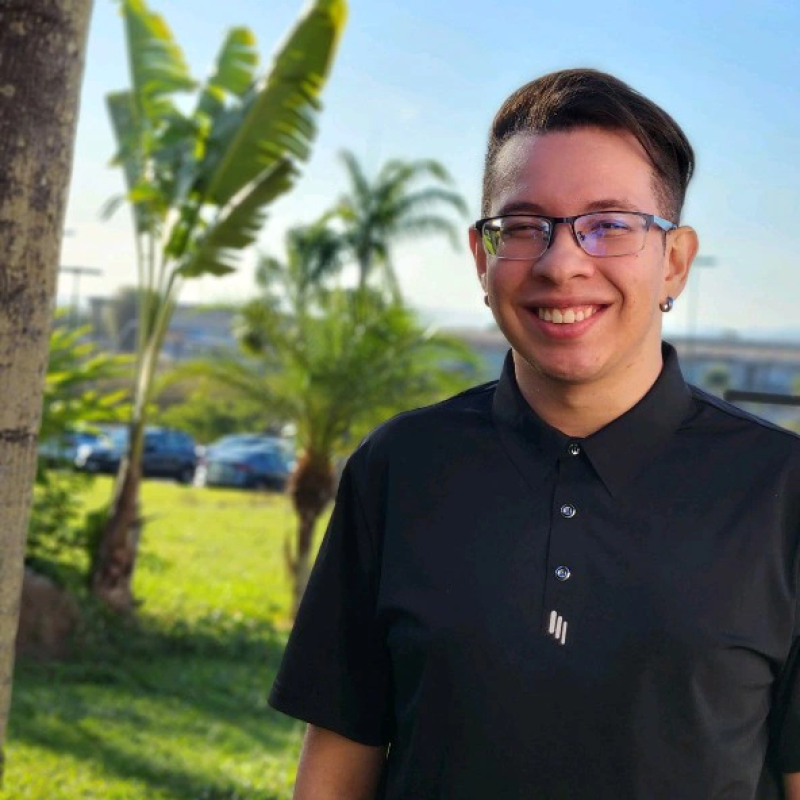 Avatar em pixel art do desenvolvedor Lucas